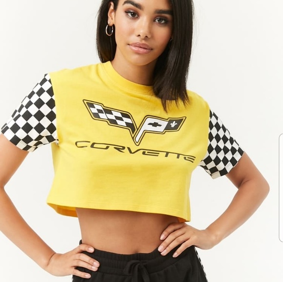 forever 21 corvette crop top